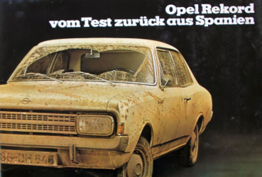 Opel Rekord Modelprogram 1969 Carbrochure (10342)